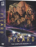Star Trek Picard Season 1-3 DVD Set  (9-Disc 2020-2023)