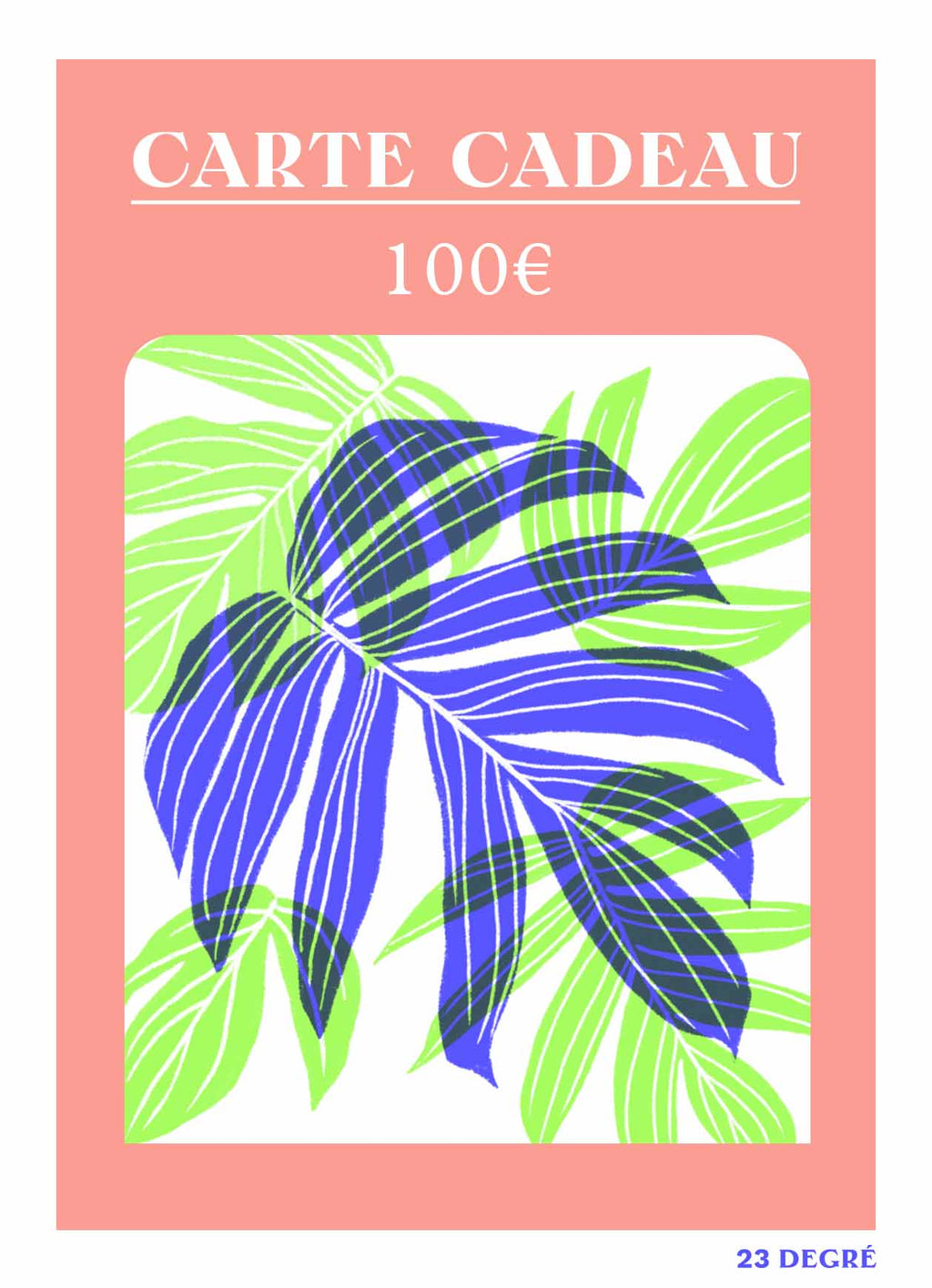 · Carte — Cadeau 23 Degré |